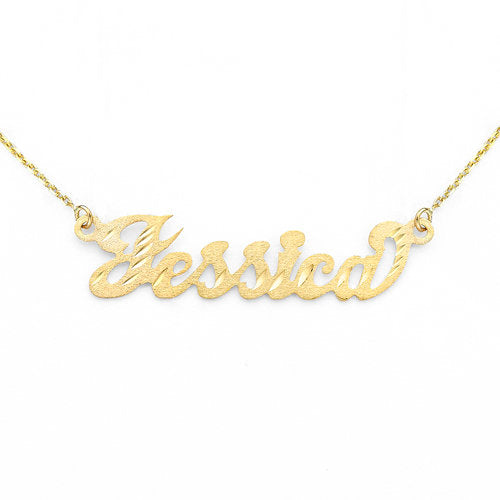 "Jessica" Subtle Elegance Name Necklace Small