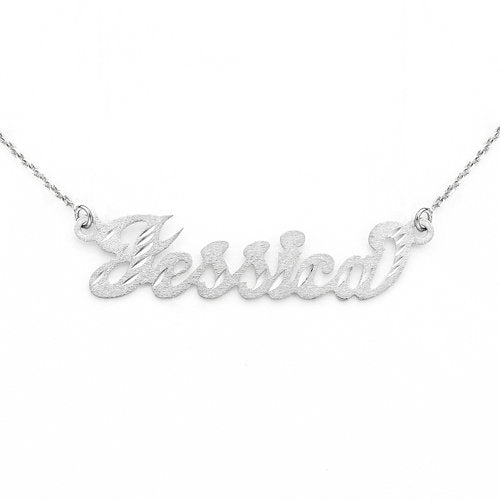 "Jessica" Subtle Elegance Name Necklace Small